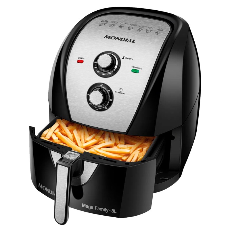 AIR FRYER MONDIAL MEGA FAMILY 8L AFN-80BI