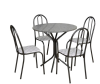 Thumbnail JGO DE COMEDOR GRA ITALUX CAPITONE NR DALIA C/4S 80CM0