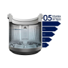 Thumbnail LAVARROPA ELECTROLUX C/SUPERIOR IMPEL 9,5KG GRIS0